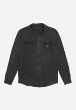 CAMISA COTTON MAR - PRETO ESTONADO