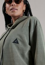 Blusa de Moletom Pocket - Verde Musgo