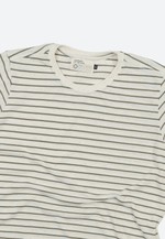 CAMISETA STRIPES - LINHO COM ALGODÃO - OFF WHITE 