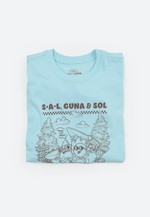 CAMISETA INFANTIL COLLAB S.A.L + GUNA -  VAMOS A LA PLAYA