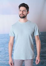 CAMISETA TEXTURA STONED  - AZUL CLARO