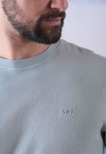 CAMISETA TEXTURA STONED  - AZUL CLARO