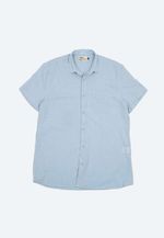 CAMISA MANGA CURTA COTTON - AZUL