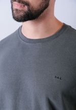 CAMISETA TEXTURA STONED - GRAFITE