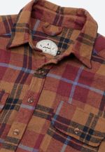 CAMISA FLANELA SUNRISE - BORDO - SAL