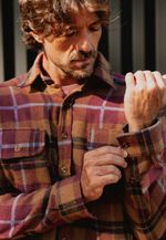 CAMISA FLANELA SUNRISE - BORDO - SAL