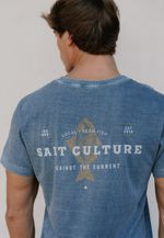 CAMISETA SALT CULTURE - AZUL MARINHO 
