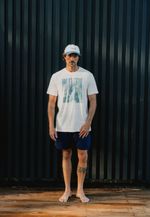 BERMUDA RELAX LINHO -  NAVY