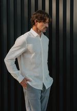 CAMISA MANGA LONGA COTTON - OFF WHITE 