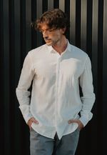 CAMISA MANGA LONGA COTTON - OFF WHITE 