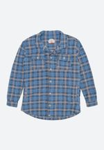 CAMISA FLEECE CHESS - AZUL PEDRA