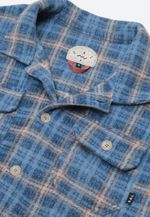 CAMISA FLEECE CHESS - AZUL PEDRA