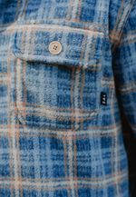 CAMISA FLEECE CHESS - AZUL PEDRA