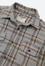 CAMISA FLANELA SUNSET -CINZA 