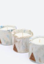 KIT 3 VELAS AROMÁTICAS OCEANO - 35g - LEAH + SAL