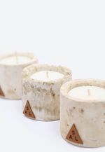 KIT 3 VELAS AROMÁTICAS AREIA - 35g - LEAH + SAL