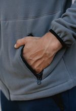 BLUSA FLEECE POLAR - CINZA CONCRETO