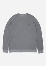 MOLETOM TEXTURE STONED  - CINZA