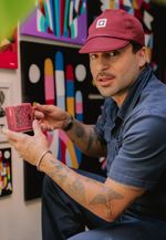 BONÉ ART DEPARTMENT COLLAB  SAL + THIPAN - VINHO