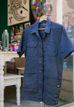 CAMISA ART DEPARTMENT COLLAB SAL + THIPAN - MARINHO