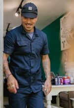 CAMISA ART DEPARTMENT COLLAB SAL + THIPAN - MARINHO