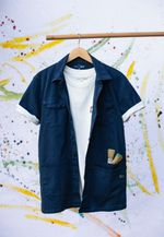 CAMISA ART DEPARTMENT COLLAB SAL + THIPAN - MARINHO