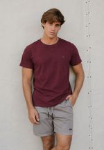 CAMISETA DAILY CREW - BORDÔ 