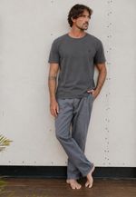 CAMISETA DAILY CREW -CINZA