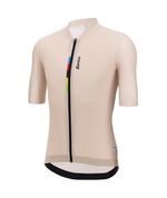Camisa Ciclismo Unissex UCI World Champion Bege Santini