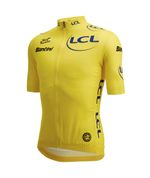 Camisa Ciclismo Masculino Fan Line Tour de France Leader Oficial Amarelo Santini