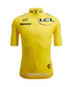 Camisa Ciclismo Masculino Fan Line Tour de France Leader Oficial Amarelo Santini