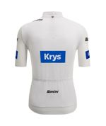 Camisa Ciclismo Masculino Best Young Rider Tour de France Branco Santini