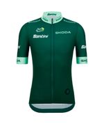 Camisa Ciclismo Masculino Leader of the Point Tour de France Verde Santini