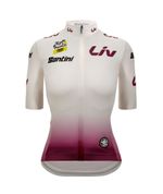 Camisa Ciclismo Feminino Best Young Rider Tour de France Branco Santini