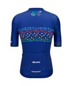 Camisa Ciclismo Unissex World Road Zurich Azul Santini