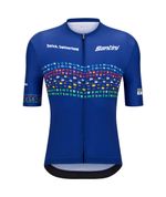 Camisa Ciclismo Unissex World Road Zurich Azul Santini
