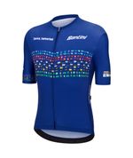 Camisa Ciclismo Unissex World Road Zurich Azul Santini
