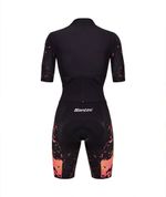 Macaquinho Feminino Viper 2.0 Trisuit Laranja Santini