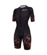 Macaquinho Feminino Viper 2.0 Trisuit Laranja Santini