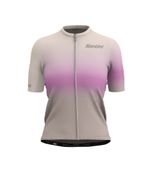 Camisa Ciclismo Feminino Horizon Lilás Santini