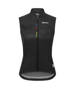 Colete Unissex UCI Rainbow Packable Preto Santini 