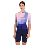 Camisa Ciclismo Unissex Luce Azul Santini