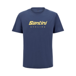 Camisa Casual Unissex Azul Santini