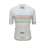 Camisa Ciclismo Unissex World Road Zurich Cinza Santini