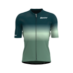 Camisa Ciclismo Unissex Horizon Verde Santini