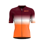 Camisa Ciclismo Unissex Horizon Laranja Santini