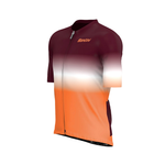 Camisa Ciclismo Unissex Horizon Laranja Santini