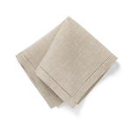 Jogo de Guardanapos de Tecido Desiree em Linho com 4 peças - 45x45 cm