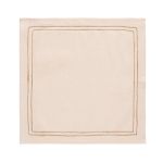 Jogo de Guardanapos de Tecido Varkala 100% Algodão com 6 peças - 45x45 cm