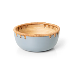 Jogo de Bowls Duo Rattan com 4 peças  - 15 cm